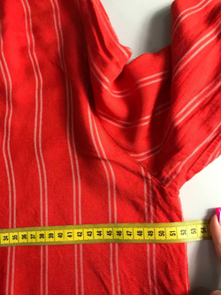 Блузка Mango яркого цвета в полоску, маркировка S,визуально 44 размер