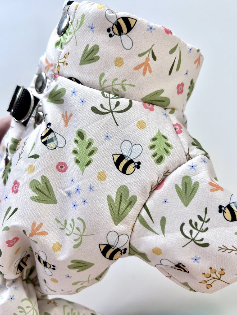 Демисезонный комбинезон с кнопками на спине (девочка)