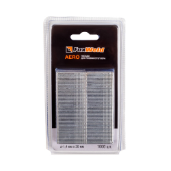 Гвозди для пневмостеплера тип 16GA T30, 1,4 х 30 мм 1000 шт. AERO