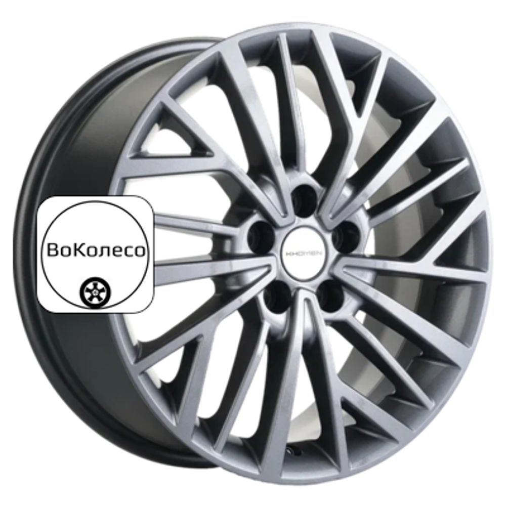 7x17/5x108 ET45 D60,1 KHW1717 (Chery Tiggo 3/Tiggo 3 Pro) Gray Khomen Wheels