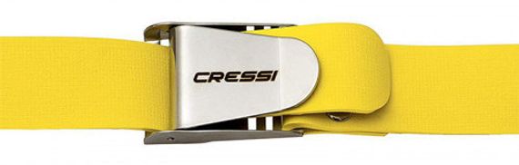 Пояс грузовой Cressi Quick-Release Elastic резиновый Желтый