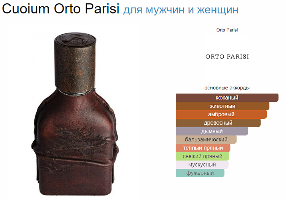 Orto Parisi Cuoium 50 ml EDP (duty free парфюмерия)