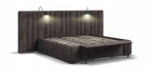 Кровать BOSS INFINITY 180*200 велюр Alkantara серый