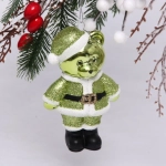 Ёлочная игрушка «Волшебный медвежонок» 8*5*12 см, зелёный