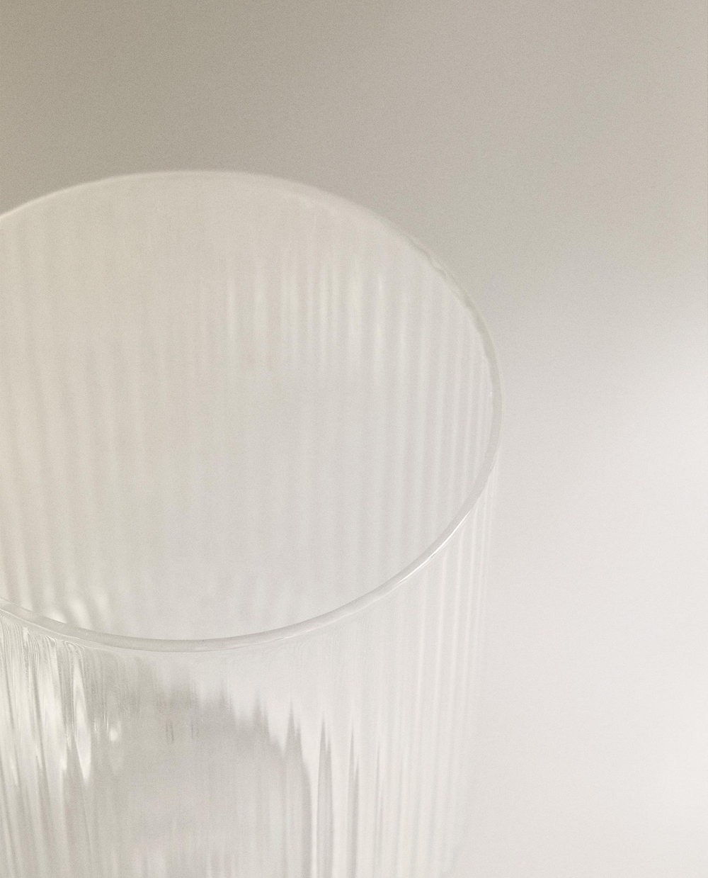 Zara Home стакан из боросиликатного стекла, цвет прозрачный, 10.5 см
