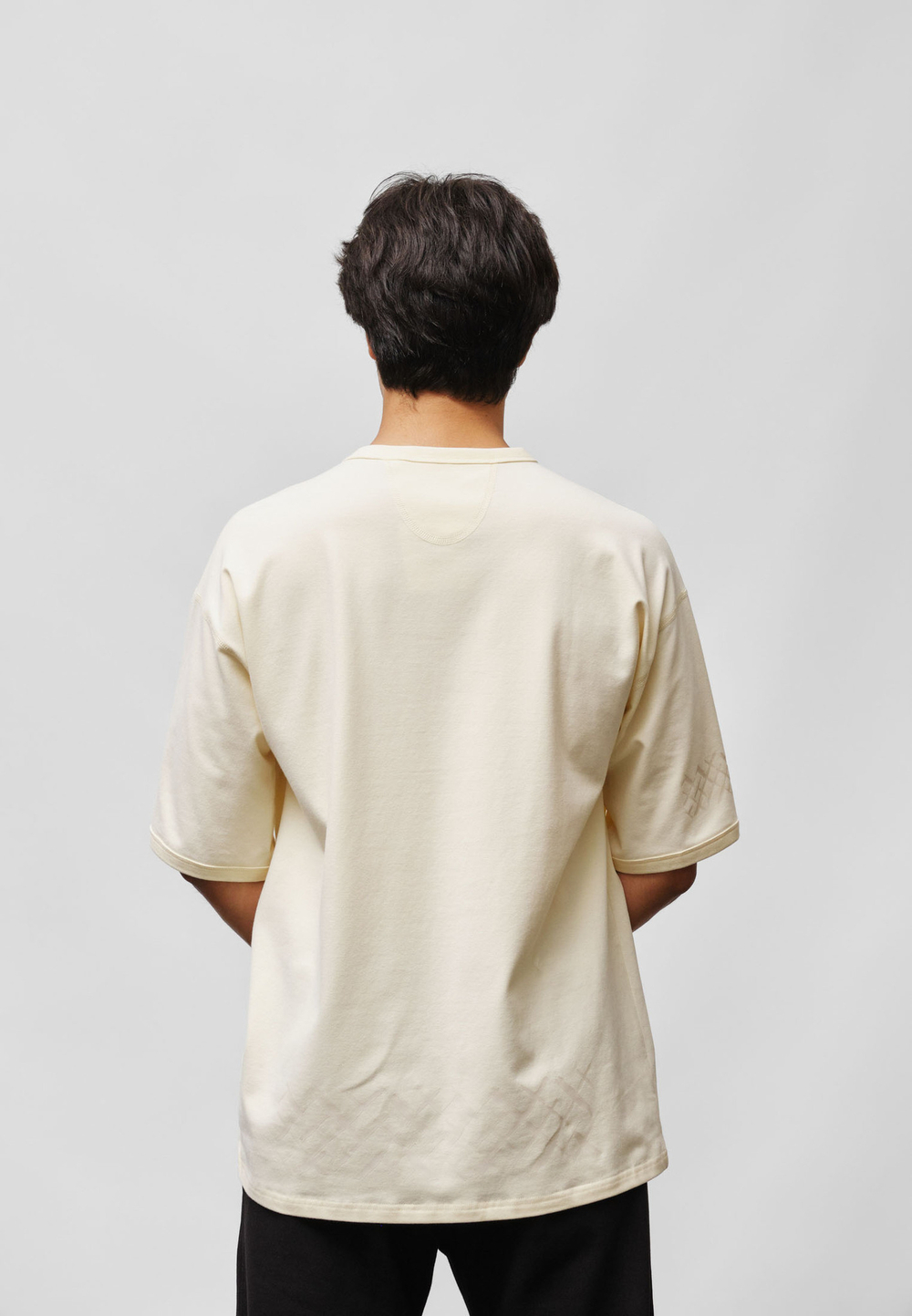 Футболка оверсайз SHANYRAQ CREAM WHITE