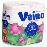 Бумага туалетная LINIA VEIRO 2 сл., 4 рул., Душистый пион