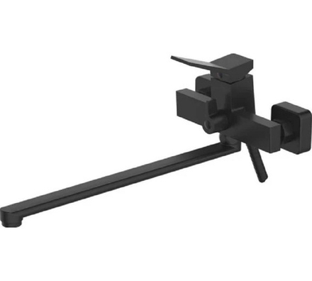Смеситель для ванны Haiba HB22818-7 длинный излив черный