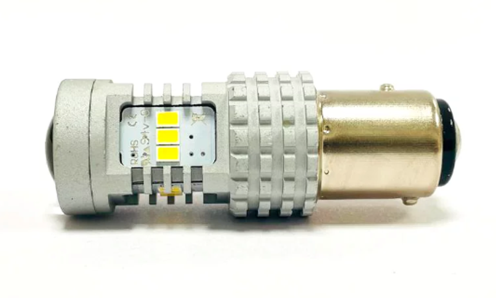 Светодиодная лампа P21/5W 1157-3020-14SMD без полярности, со стабилизатором (белый), 1шт