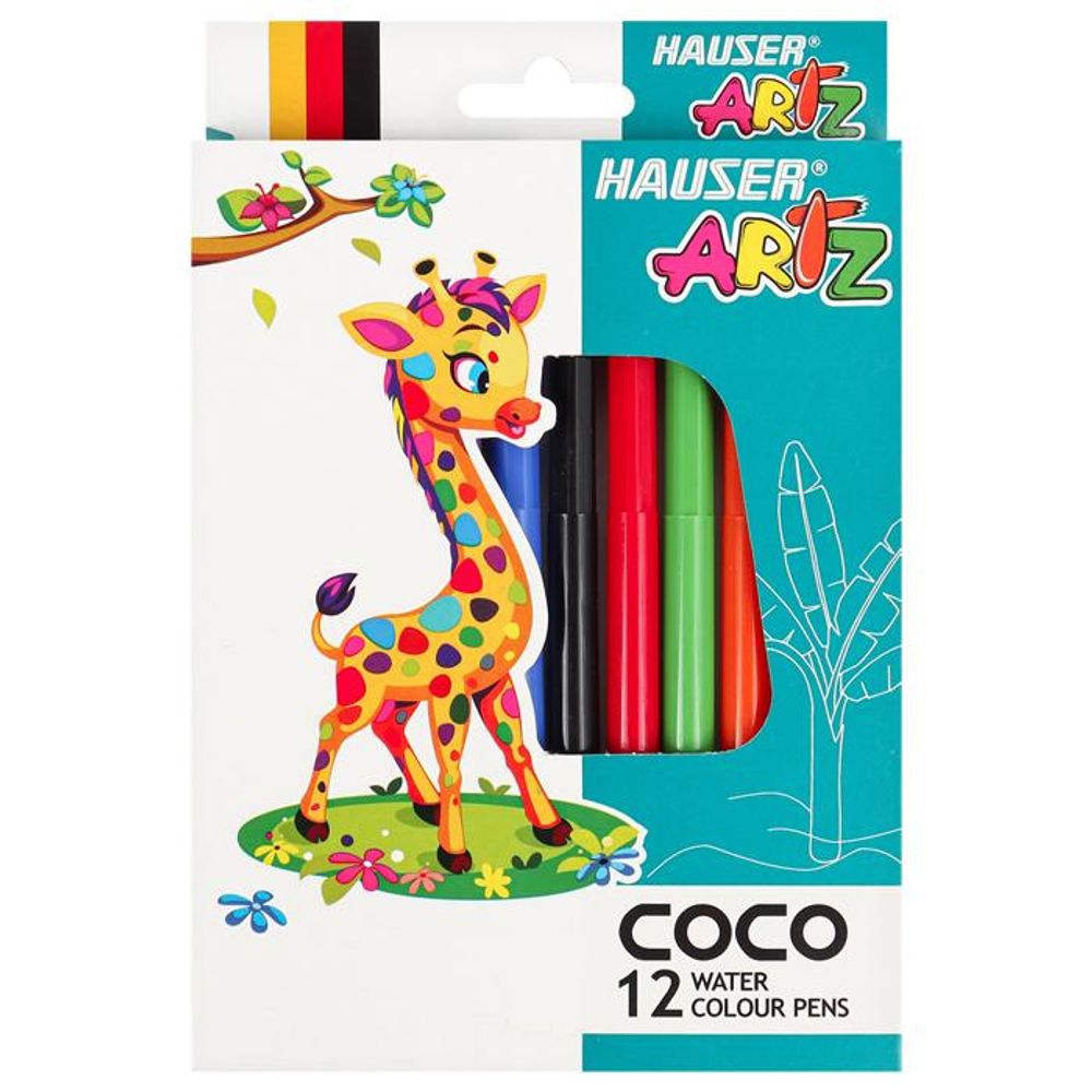 Фломастеры 12цв на водной основе HA20217 (Darvish)