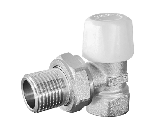 Вентиль для радиатора УГЛ. НИЖ. 1/2  ViEiR  (80/10шт)