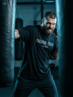 Футболка оверсайз хлопковая мужская LEGENDA Logo Сильный духом