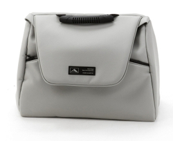 Детская коляска Adamex Nola 2 в 1 N-PS46 (СВ. СЕРЫЙ + СВ. СЕРАЯ КОЖА)