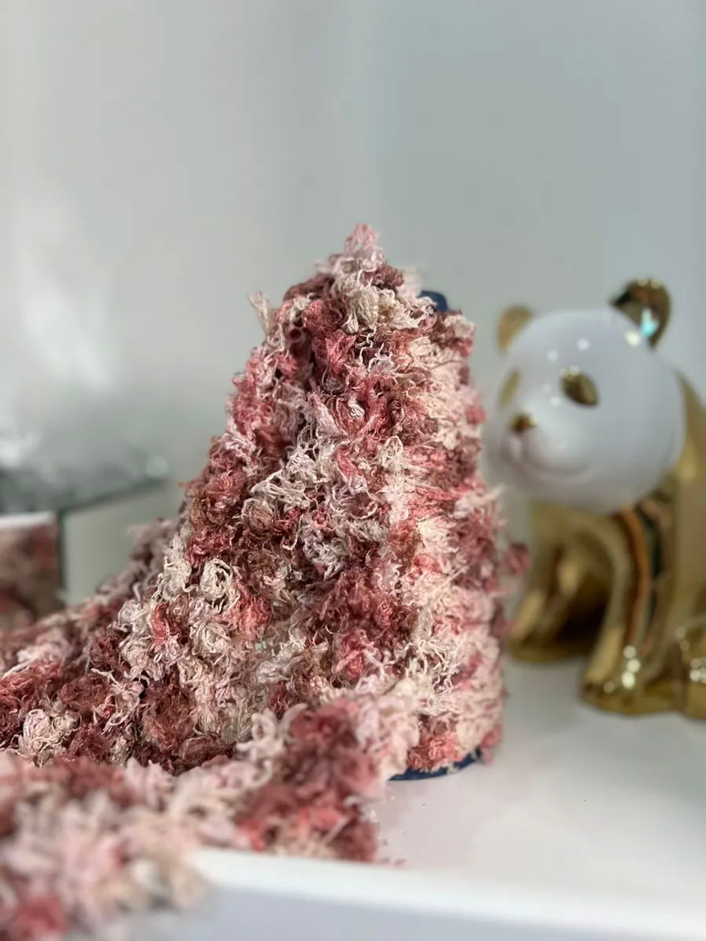 Пряжа Единорог UNICORN мультиколор с шишибриками 50 g