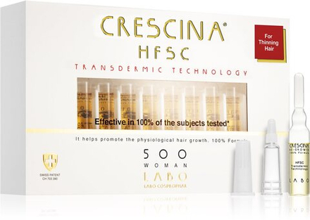 Crescina Transdermic 500 Re-Growth - уход, поддерживающий рост волос для женщин /   20x3,5  ml  / GTIN 8051417814614