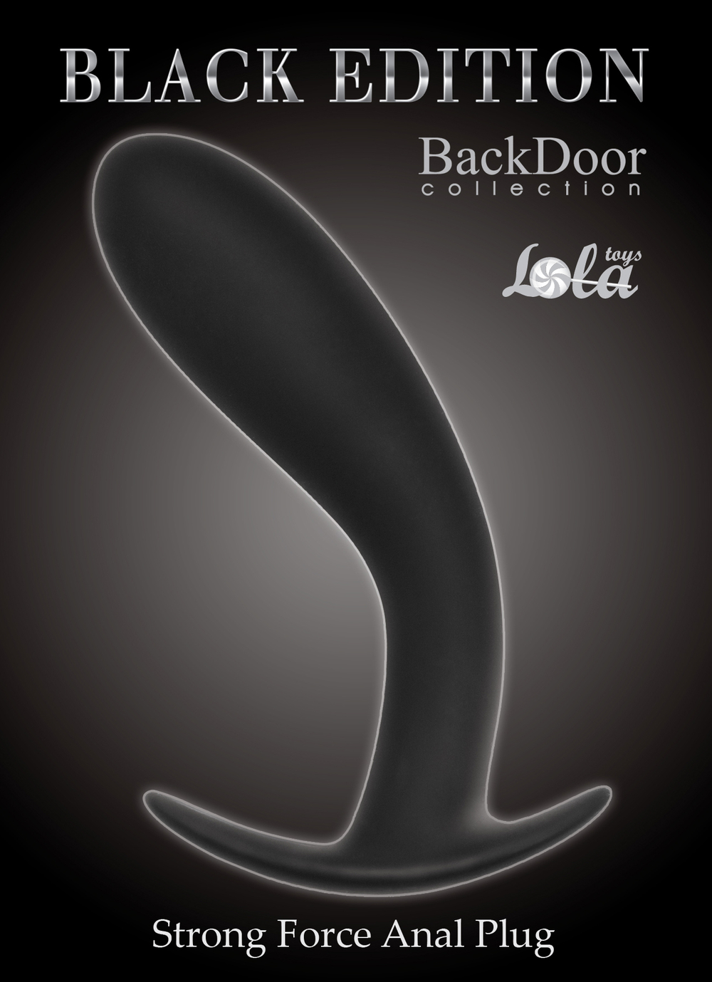 Анальная пробка Strong Force Anal Plug Black 4215-01Lola