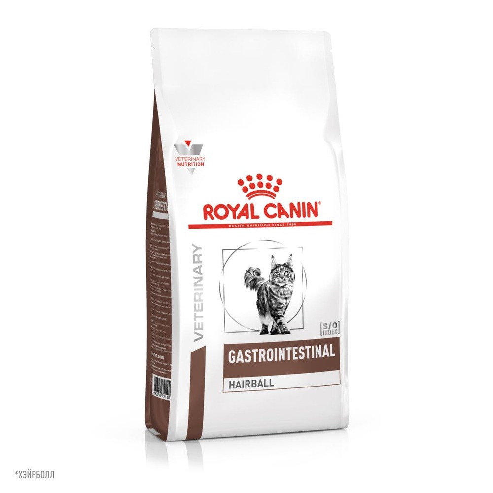 Royal Canin Gastrointestinal Hairball Корм сухой диетический для взрослых кошек 350 г