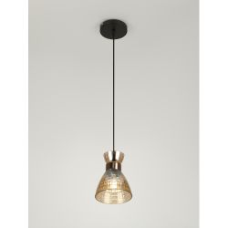 Светильник подвесной (подвес) Rivoli   9186-201 1хЕ27 60 Вт модерн