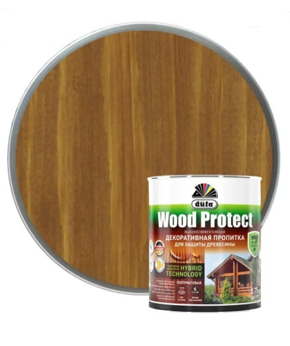 Антисептик Dufa Wood Protect орех 0,75 л