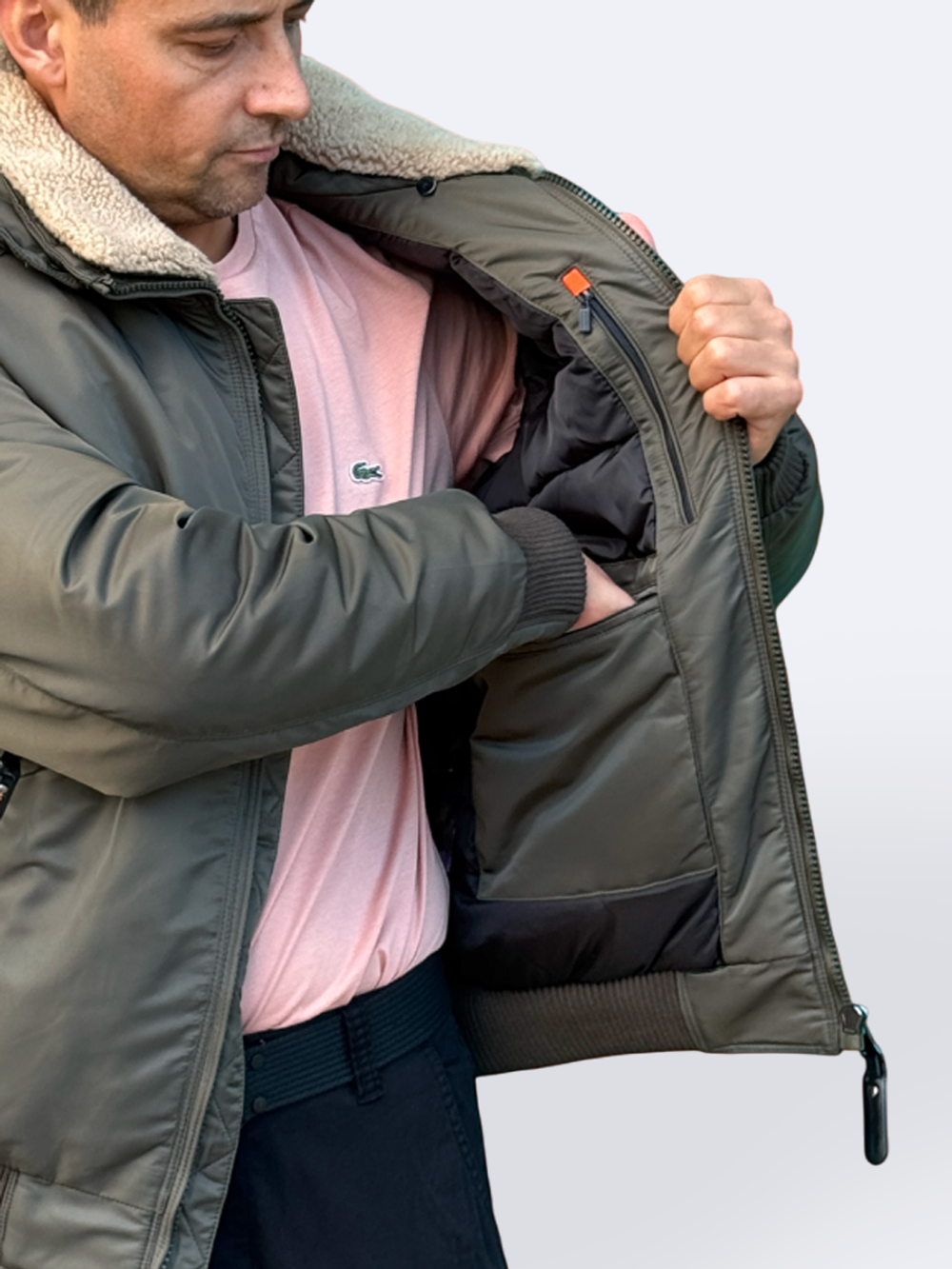 Куртка бомбер Corbona Зима олива