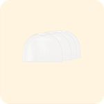 Чехлы-накидки на вешалку удлиненные 56х39 см, Санторини