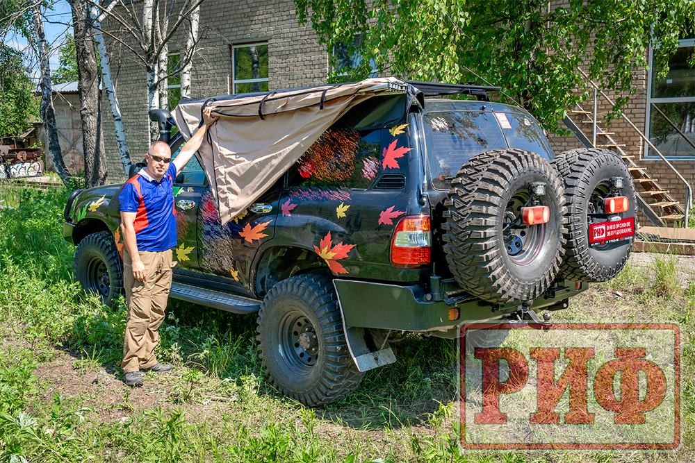 Маркиза автомобильная РИФ веерная 2,5х2,0 м (левая)