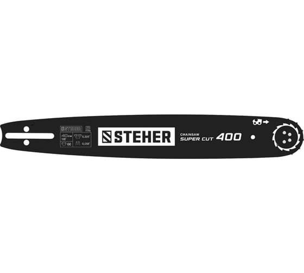 Шина STEHER type B, шаг 0.325", паз 1.5 мм, 40 см 75202-40