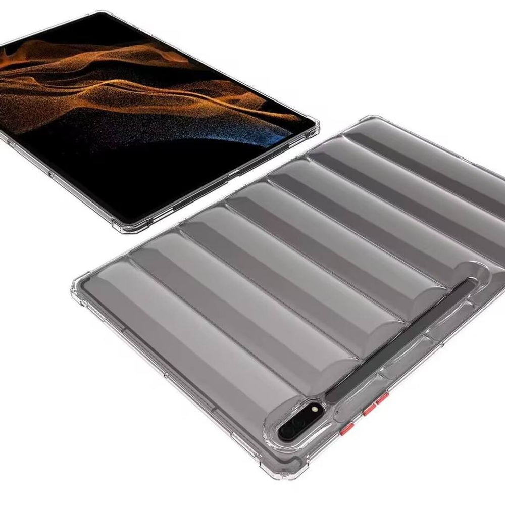 Прозрачный чехол с усиленными углами и мягкими 3D подушками для планшета Samsung Galaxy Tab S7 и S8 (X700, X706, T870, T875)