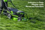 Cамоходная аккумуляторная газонокосилка Greenworks 82LM30S , 82v, 76 см, (2519207U2B), с 2хАКБ 5Ач и ЗУ для 2-х аккумуляторов