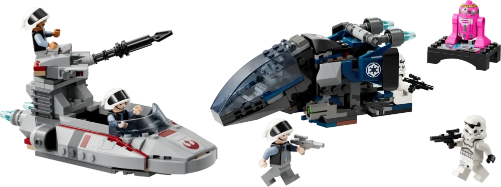 Конструктор LEGO Star Wars 40755 Имперский десантный корабль против Повстанческого разведывательного спидера