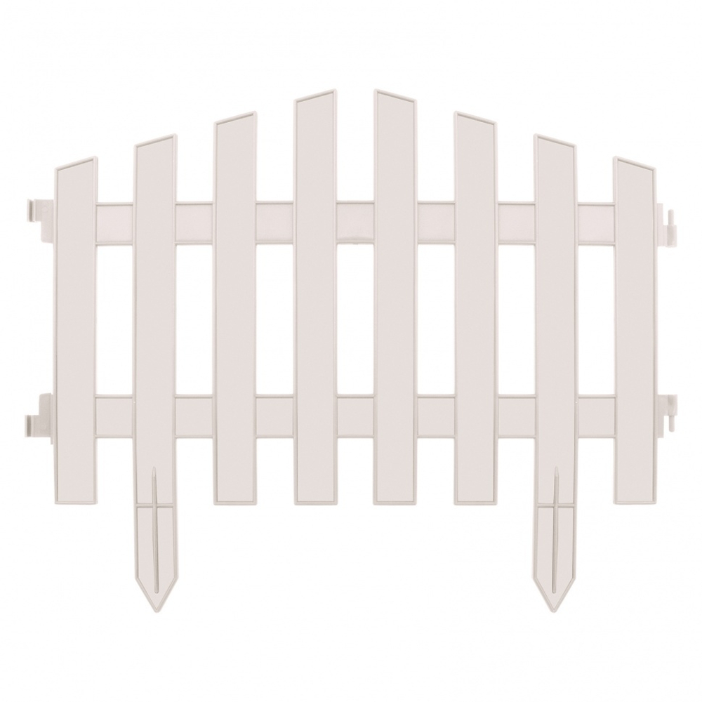 Забор декоративный "Марокко", 28 х 300 см, белый, Россия, Palisad