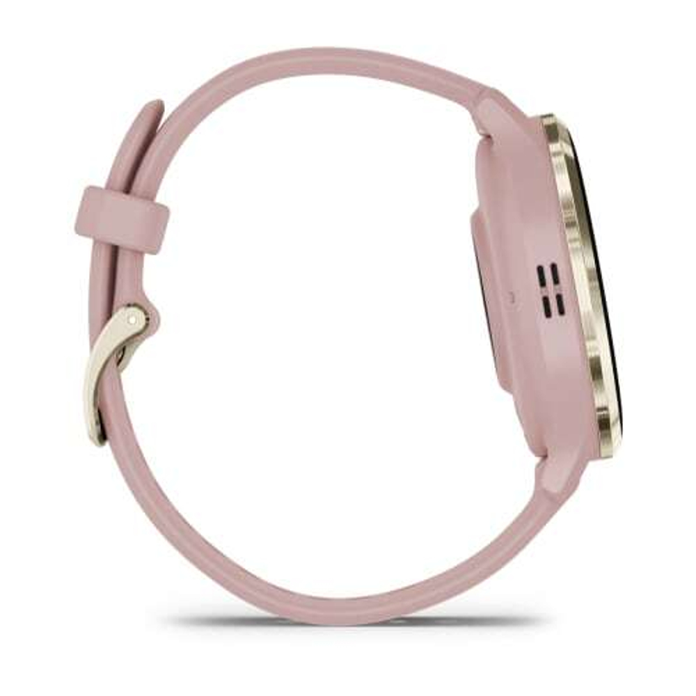 Смарт часы Garmin Venu 3S розовые с золотистым безелем