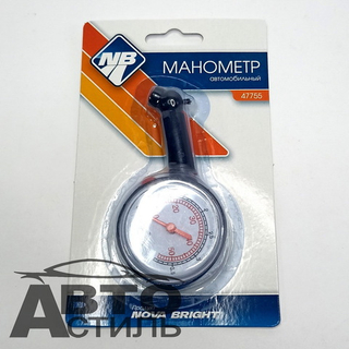 Манометр шинный  блистер Nova Brigt  до 3,5атм  47755