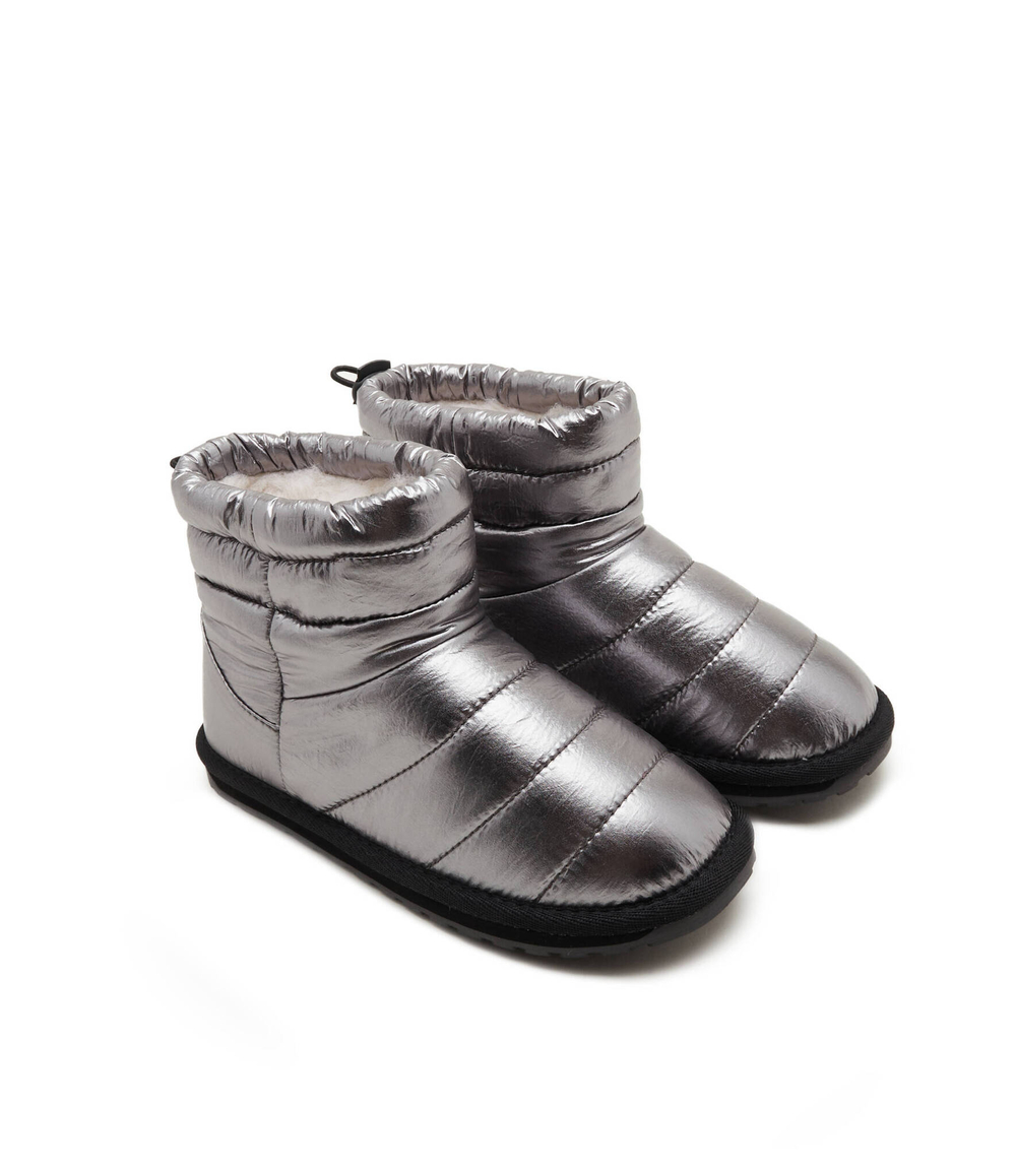 Утепленное угги Briggs Metallic EMU Australia - серебряный(K12955)