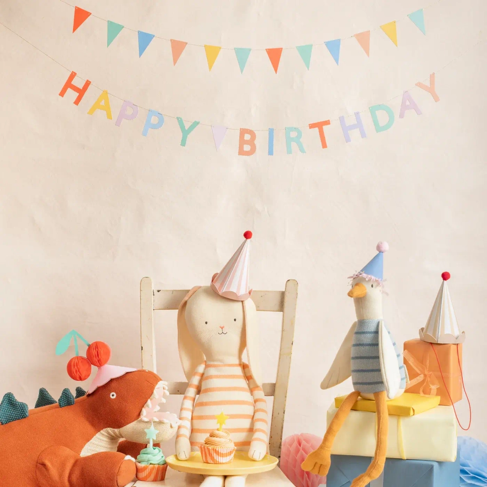 Гирлянда "Happy Birthday" (мини-гирлянда) 0,6 м
