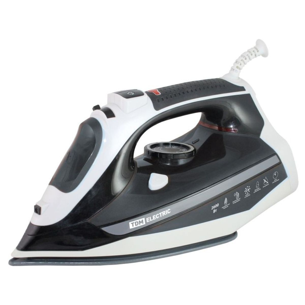 Утюг TDM, Меркурий 3, 2600 Вт, керам, вер.отпар, антинакипь, 1.9 м