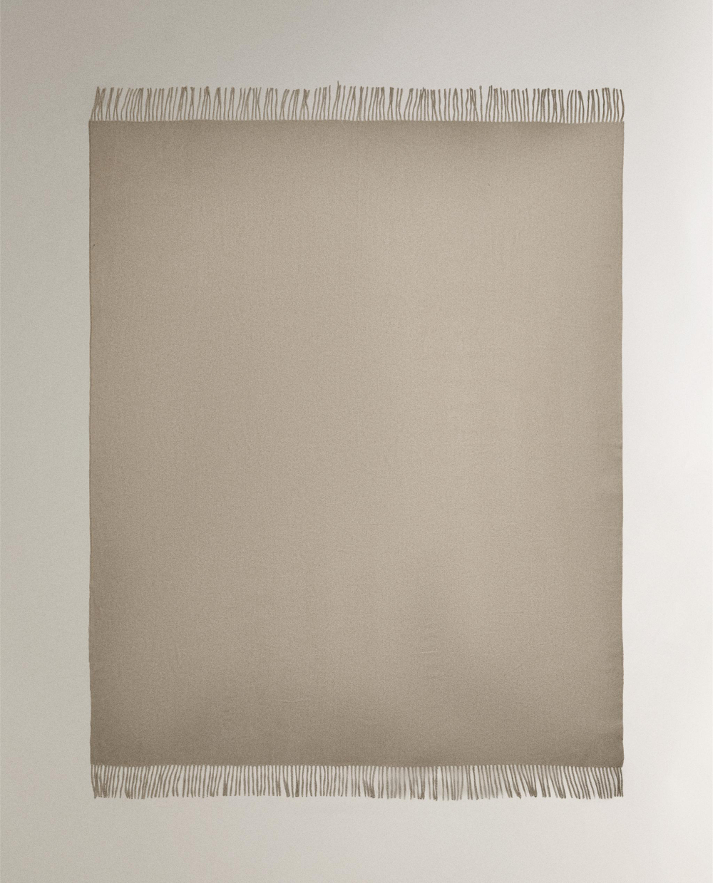 Zara Home плед из полиэстера, экрю, 140x190 см · 6301/004