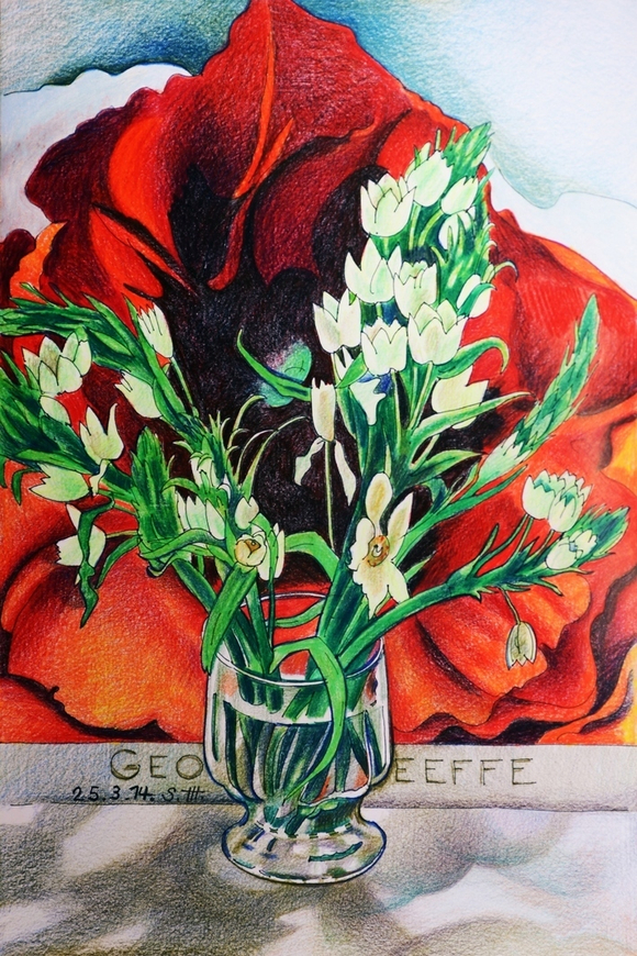 Репродукция на фотобумаге "Первые цветы"