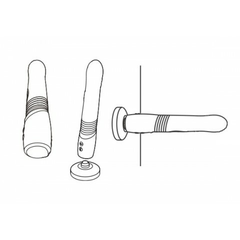 Фрикционный и вибрирующий фаллоимитатор Gravity Lovense (с управлением через приложение)