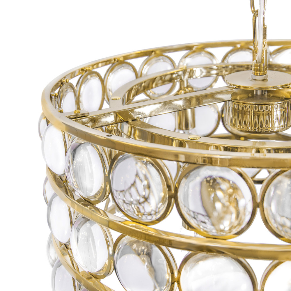 Подвесной светильник Cloyd VALENT P1 / Ø22 см - золото (арт.10579)