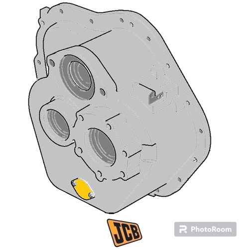 Задняя часть корпуса КПП JCB 459/30301