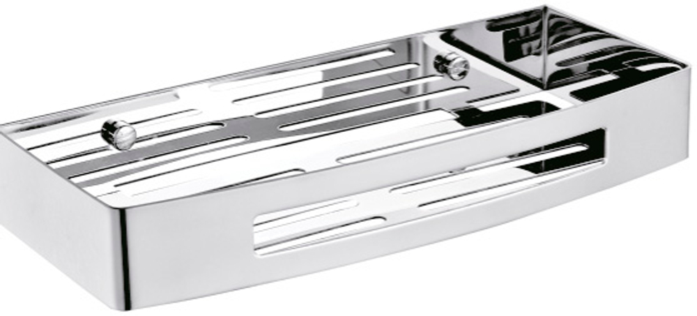 Полка прямоугольная Fixsen Hotel одноэтажная, хром (FX-31003B)