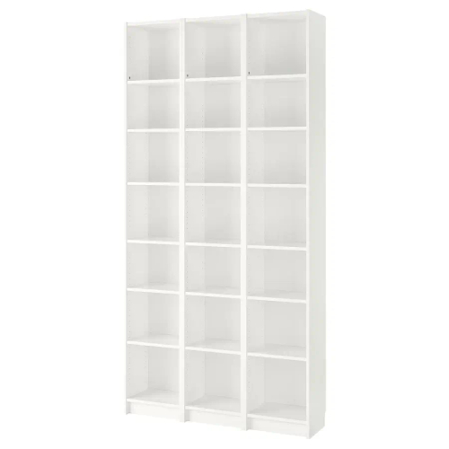 Открытый книжный шкаф - BILLY IKEA/БИЛЛИ ИКЕА, 28х120х237 см, белый