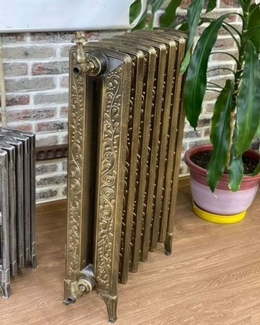 Радиатор чугунный Bohemia R 800/220, c узором, 5 секций, RETROstyle RS-BOH R 800/220-5s