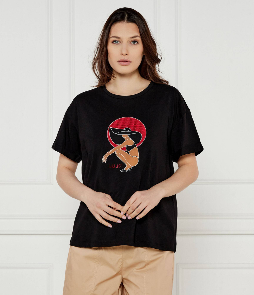 Футболка Liu Jo Beachwear - черный(VA5153 JS003)