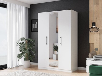 Распашной шкаф Аврора 3 Белый 101  170*50*220