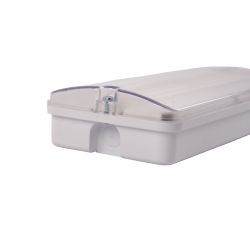 ULW-K25A 6W-4000K IP65 WHITE Светильник светодиодный влагозащищенный. Белый свет 4000K. 660Лм. Размер 220x105x50мм. Корпус белый. ТМ Uniel