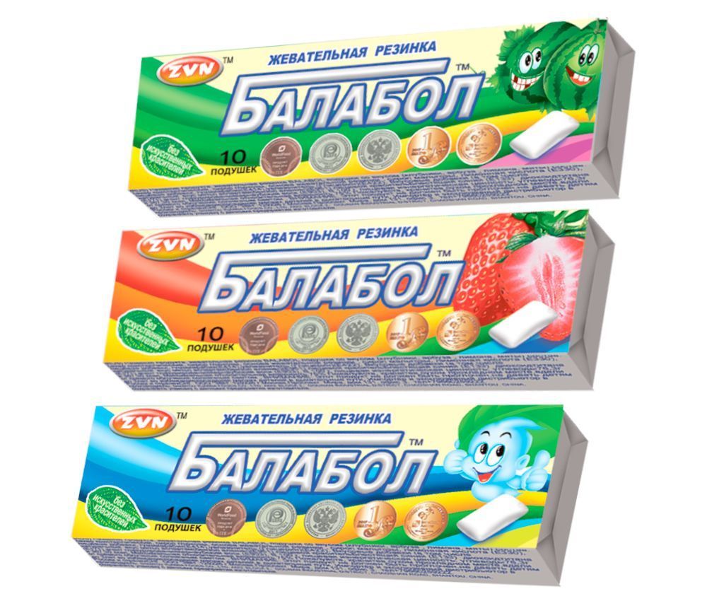 Жев. резинка "Балабол" 2,5 гр шт (Бол-Бала)