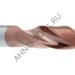 Сверло  9.8мм  твердосплавное 3D без подвода СОЖ. SP-X800030980 VHM AHNO по стали, чугуну, нерж. и ж