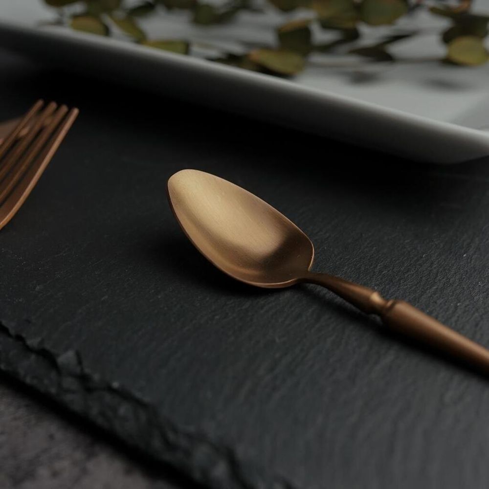 Ложка столовая 19,5 см матовая цвет медь PVD 1920-Copper P.L. [12]